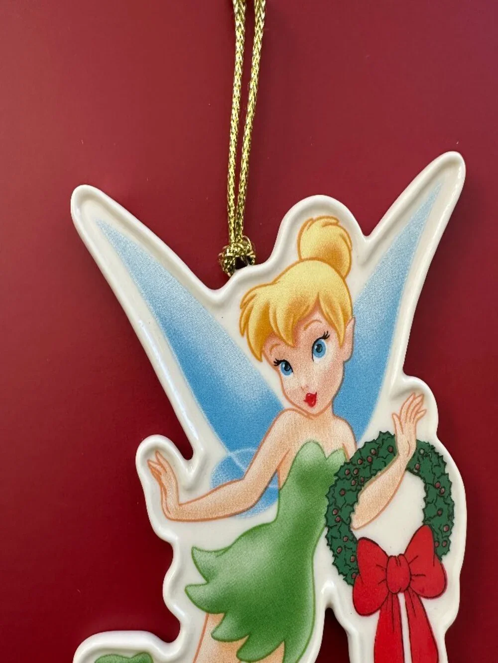 LENOX TINKERBELL FLAT ORNAMENT:NWT TINKERBELL